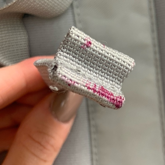 The North Face White, Pink, & Gray Recon Backpack - Picture 13 of 14